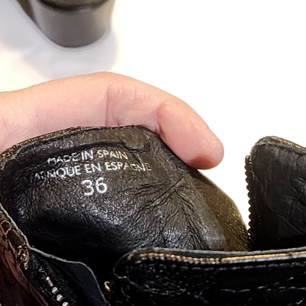 Free People vegan leather boots booties 36 - Picture 10 of 12
